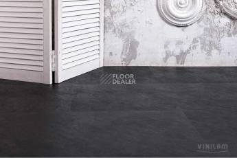 Vinilam Ceramo Stone 2,5 мм 61607 Сланцевый Чёрный фото 2 | FLOORDEALER